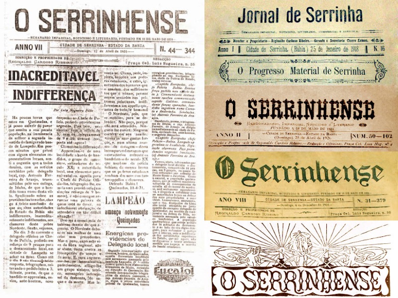 Jornal O SERRINHENSE vai completar 100 anos desde a sua primeira edição.